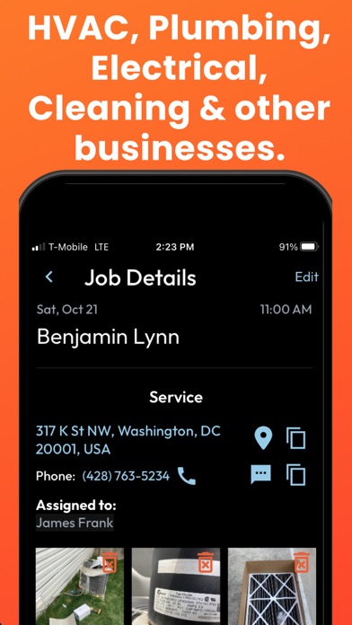 Employee Scheduling CRM Mobile screenshot 3