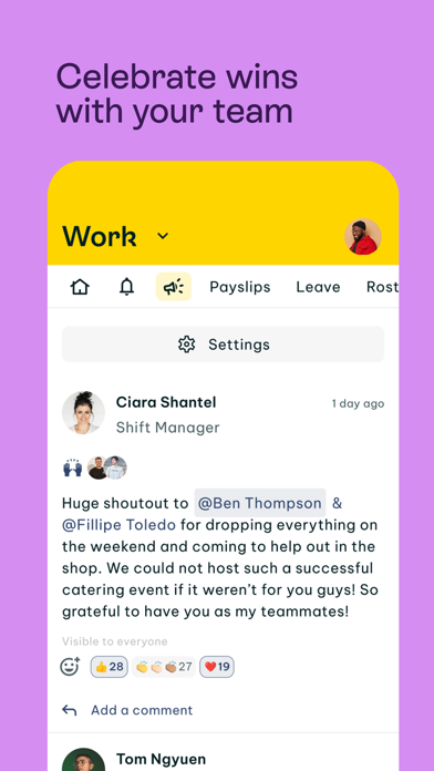 Employment Hero Work screenshot 1