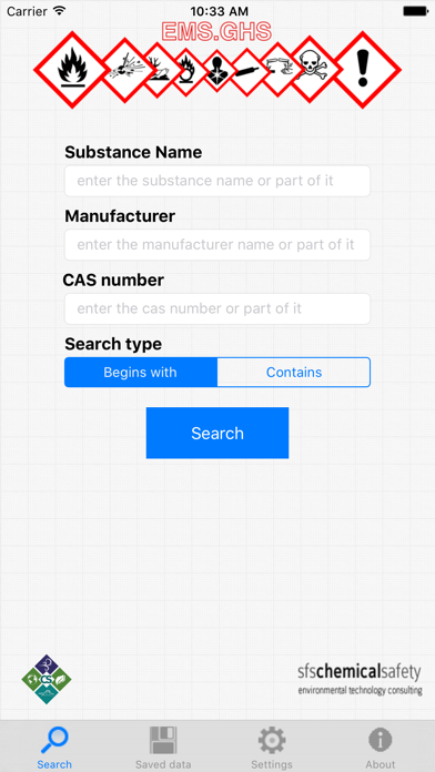 EMS.SDS-GHS screenshot 3