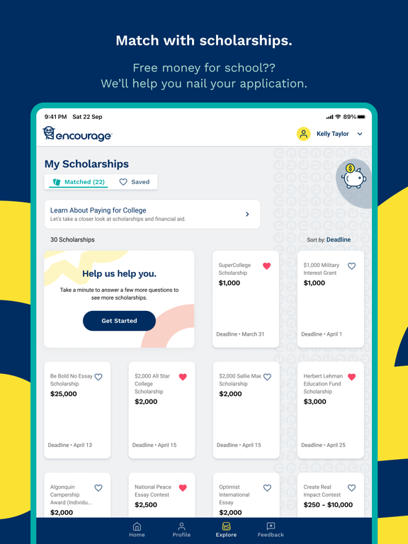 Encourage | College Planning screenshot 2