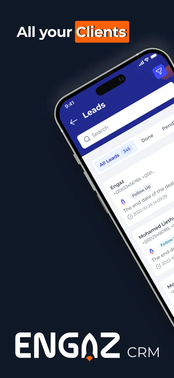 Engaz CRM screenshot 1