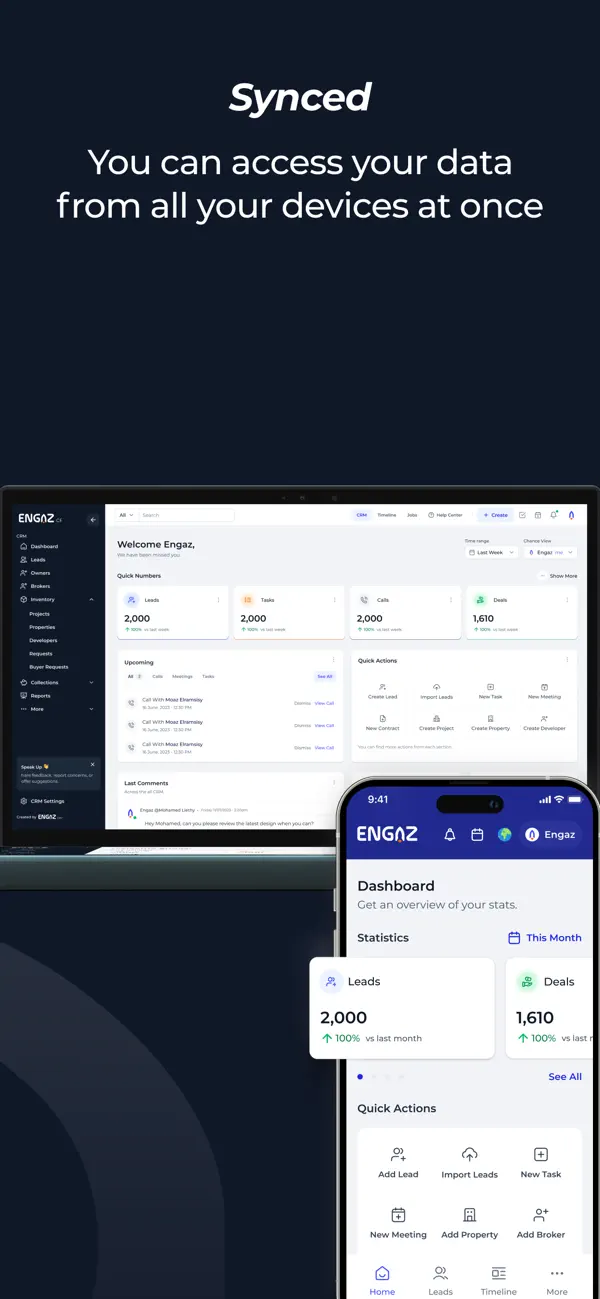 Engaz CRM screenshot 2