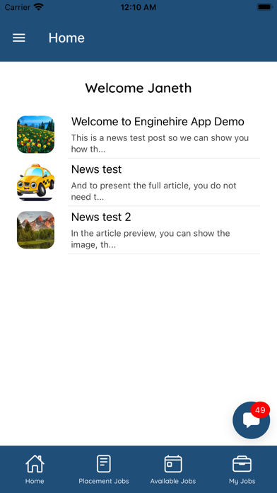 Enginehire App screenshot 1