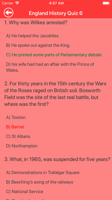 England History Quiz screenshot 3