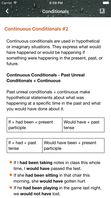 English Grammar - Book screenshot 2