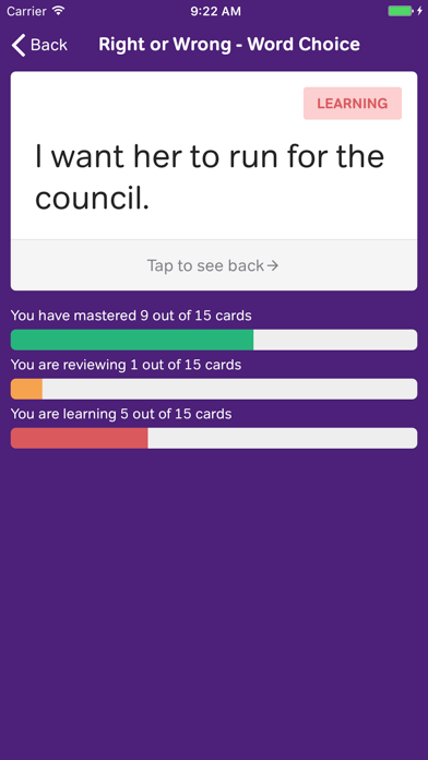 English Grammar Flashcards screenshot 4