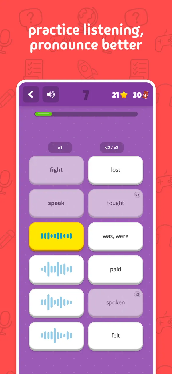 English Irregular Verbs Best screenshot 1