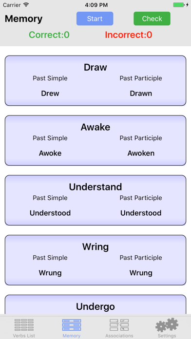English Irregular Verbs screenshot 4