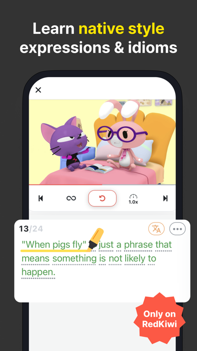 English Listening with RedKiwi screenshot 2