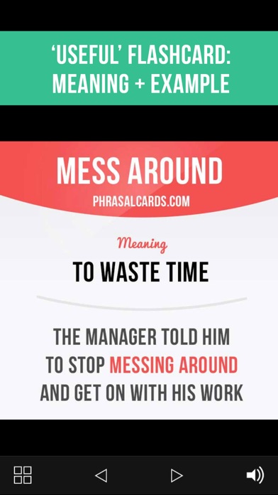 English Phrasal Verbs Cards screenshot 2