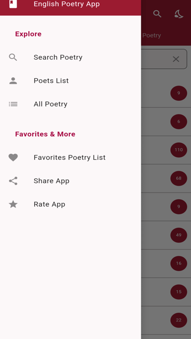 English Poetry Pro screenshot 2