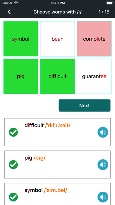 English Pronunciation IPA screenshot 3