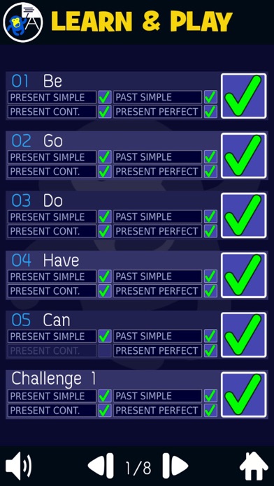 English Tenses & Verbs Smash screenshot 1