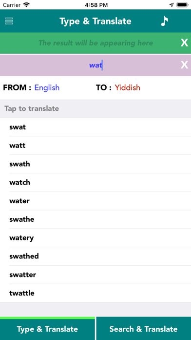 English to Yiddish Translator screenshot 5