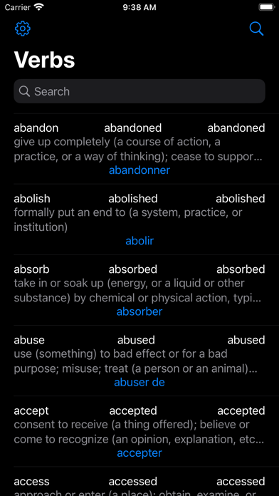 English Verbs screenshot 2