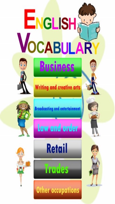 English vocabulary learning - Occupation How to learning english fast is speaking screenshot 2