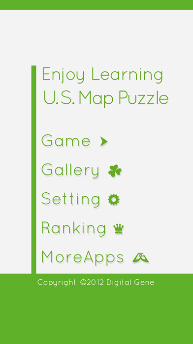 Enjoy Learning U.S. Map Puzzle screenshot 1