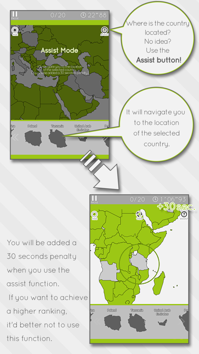 EnjoyLearning World Map Puzzle screenshot 3