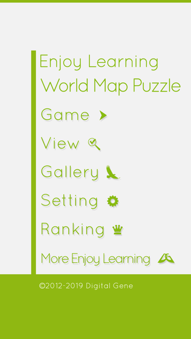 EnjoyLearning World Map Puzzle screenshot 1