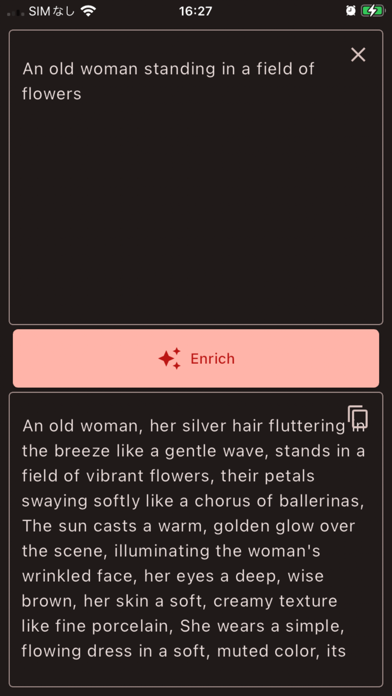 Enrich Prompt screenshot 1