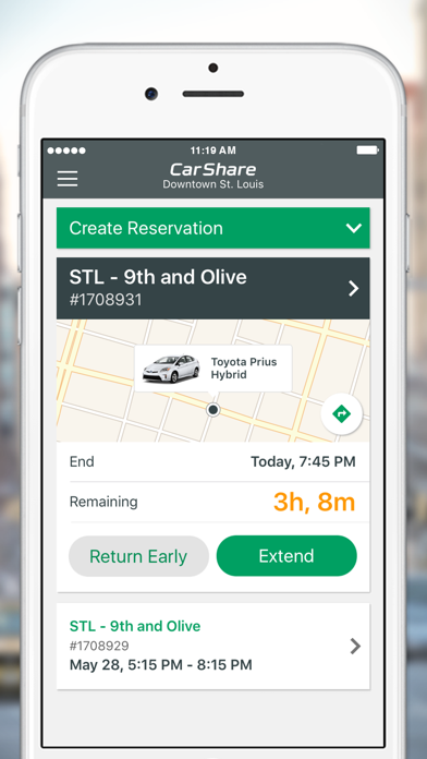 Enterprise CarShare screenshot 2