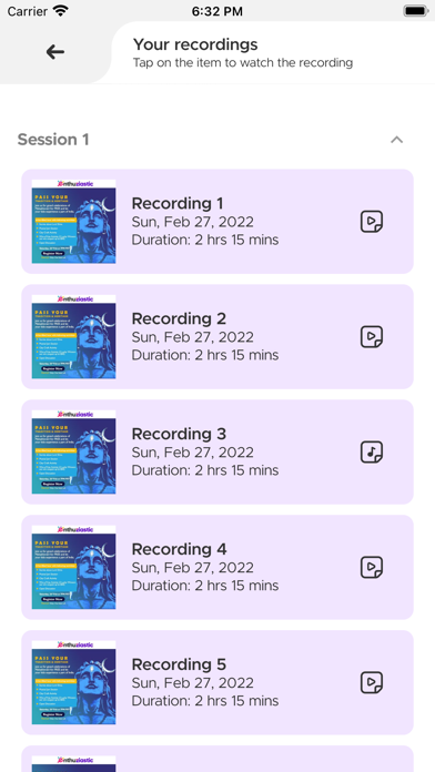 Enthuziastic - Live Sessions screenshot 3