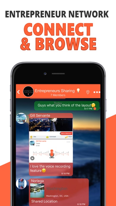 EntrepreneurX - Business Ideas & Peer Networking screenshot 1
