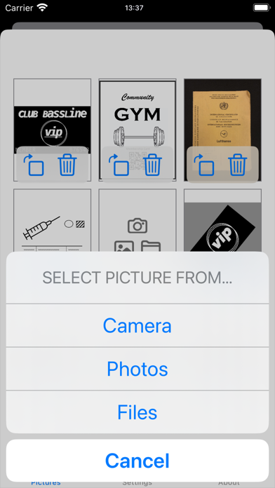 Entry Card screenshot 3
