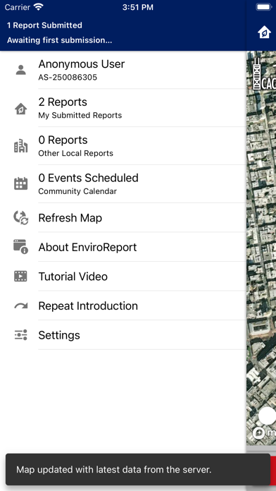 EnviroReport screenshot 2