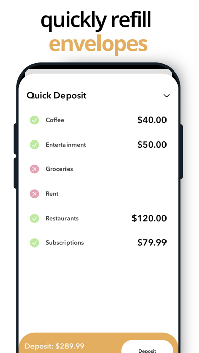 Envy: Envelope Budget Planner screenshot 2