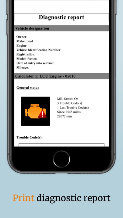 EOBD Facile - OBD2 Car Scanner screenshot 1