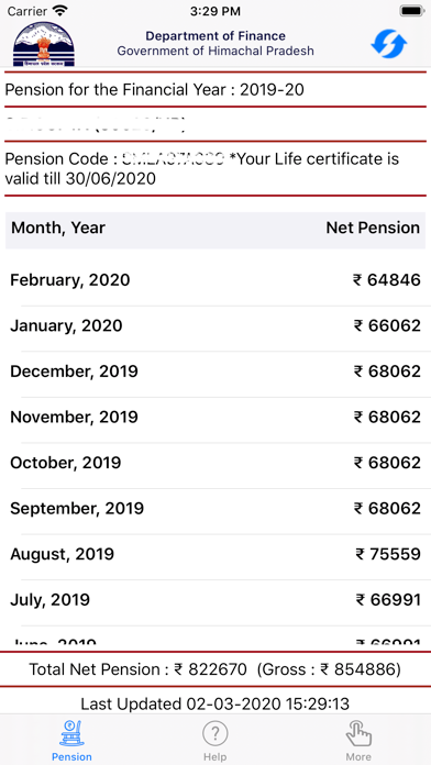 ePension HP Govt Pensioners screenshot 3