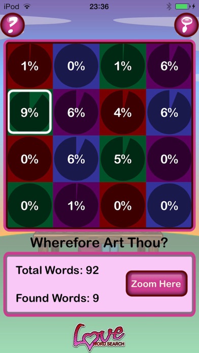 Epic Love Word Search - huge Valentine's word game screenshot 1