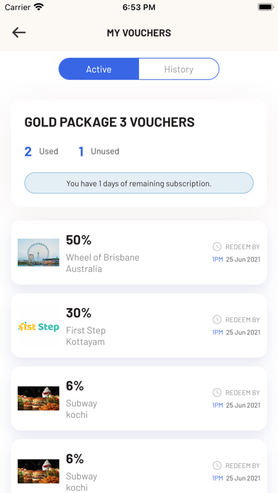 Epic Vouchers screenshot 1