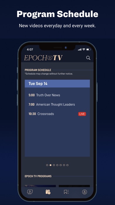 Epoch TV screenshot 3