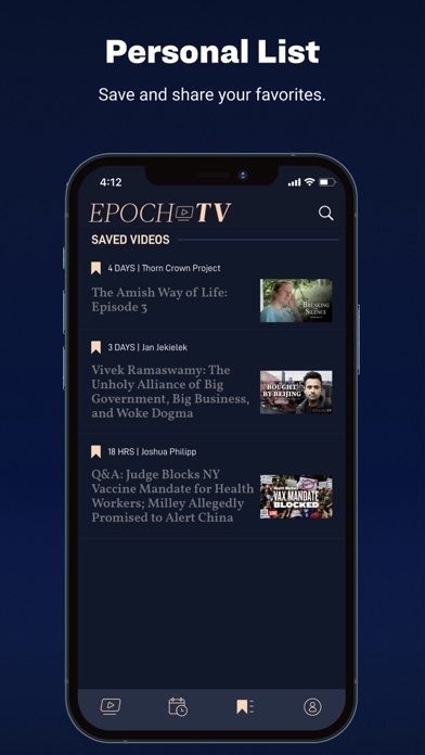 Epoch TV screenshot 2