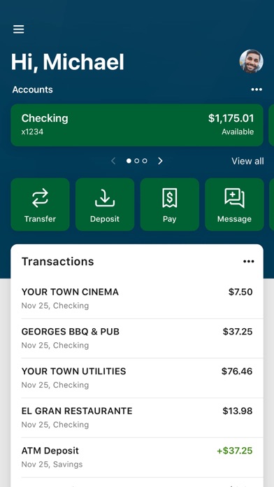 Equitable E-Banking screenshot 2