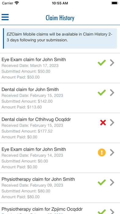 Equitable EZClaim Mobile screenshot 4