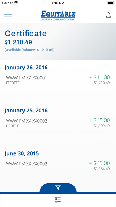 Equitable Savings screenshot 4