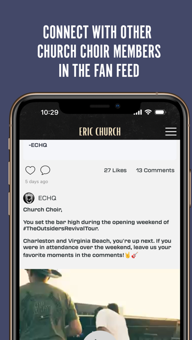 Eric Church Official screenshot 1