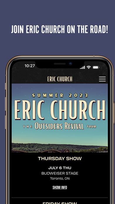 Eric Church Official screenshot 4