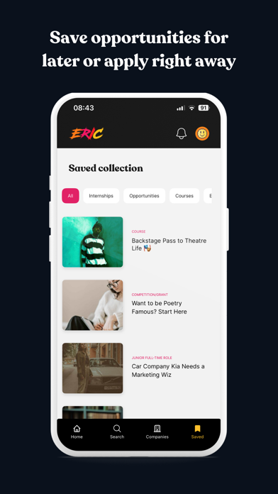 ERIC: Creative Career App screenshot 2