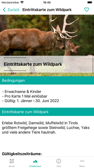 ErlebnisCard Tirol screenshot 3