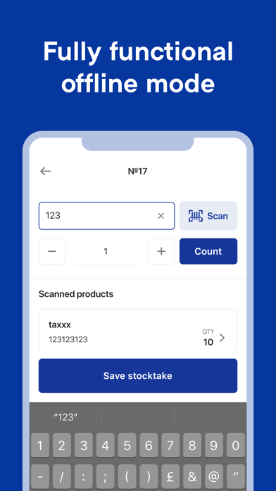 Erply Stocktake screenshot 1
