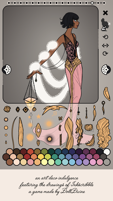 Erte Elegance Dress Up screenshot 1
