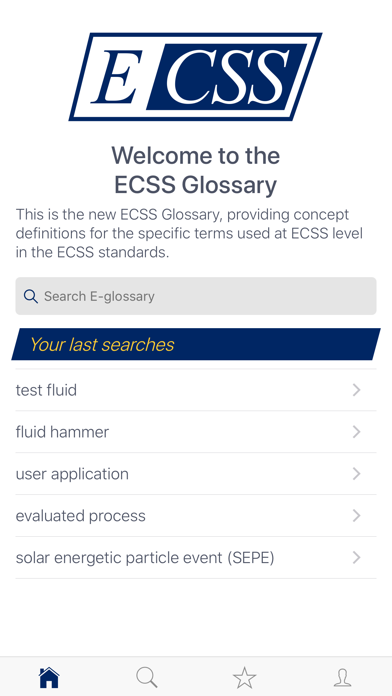ESA Glossary screenshot 4