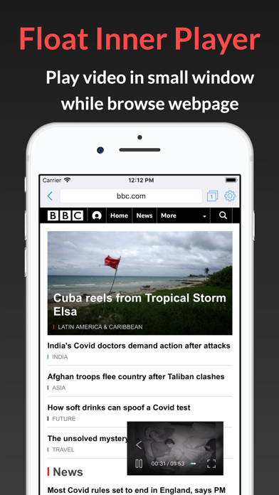 ESBrowser - Float Video Player screenshot 3