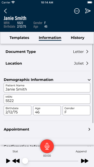 eScription One screenshot 2