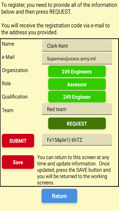 ESF#3 Generator Requirements screenshot 1