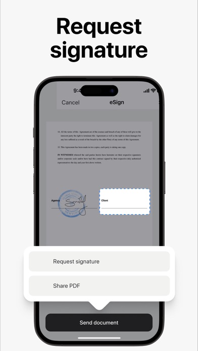 eSign App: Sign PDF Documents screenshot 1